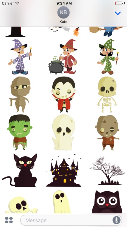 Angel Halloween sticker
