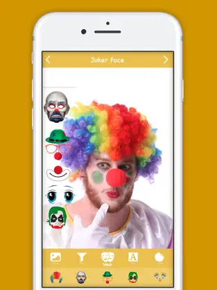 Screenshot 4 Joker Face Editor iphone
