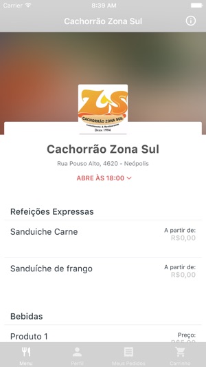 Cachorrão Zona Sul Delivery(圖1)-速報App