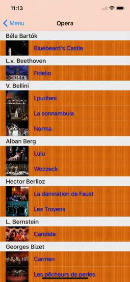 Game screenshot Famous Operas apk