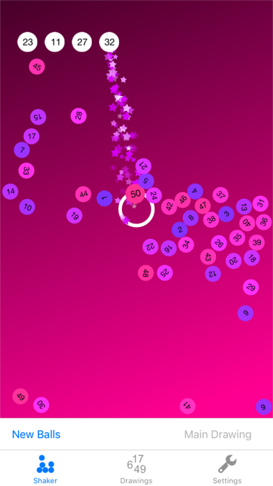 Screenshot #1 pour Lotto Balls and Zodiac Signs