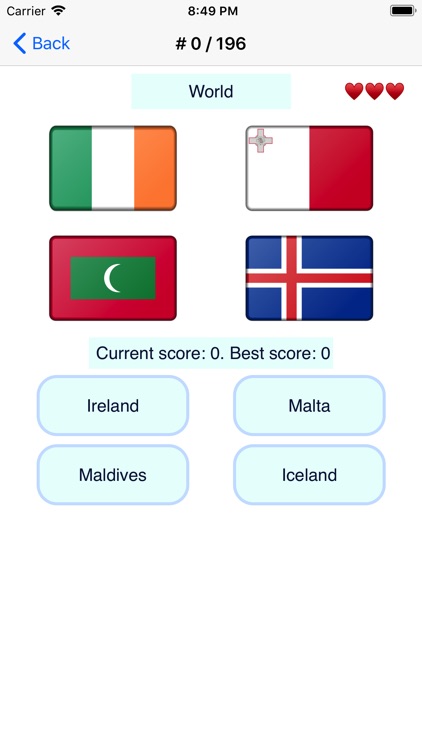 Country Flags Memorizer