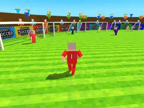 Blocky Soccer Battle Royale