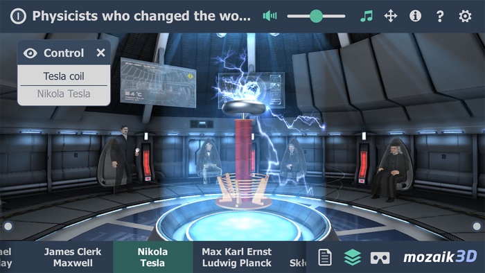 Famous physicists 3D