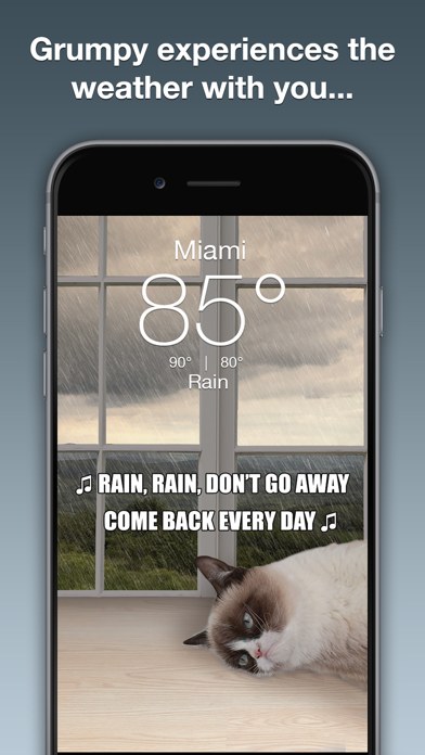 Screenshot #2 pour Grumpy Cat's Funny Weather