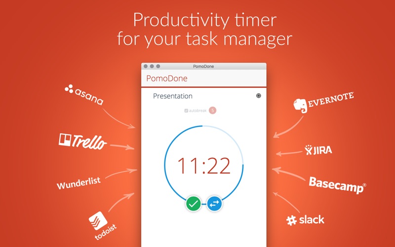 Screenshot #1 for Pomo Done – Your Time Hacker