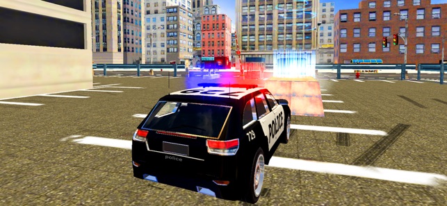 Police Car Transport Truck 3d