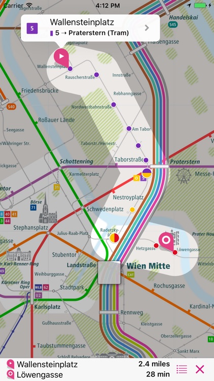Vienna Rail Map Lite