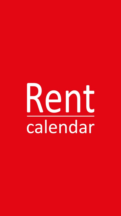 Rent Calendar by Aykut INCE