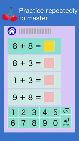 Game screenshot Cherry Calc:Mastering addition apk