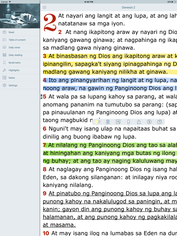 Screenshot #6 pour Ang Dating Biblia. Filipino