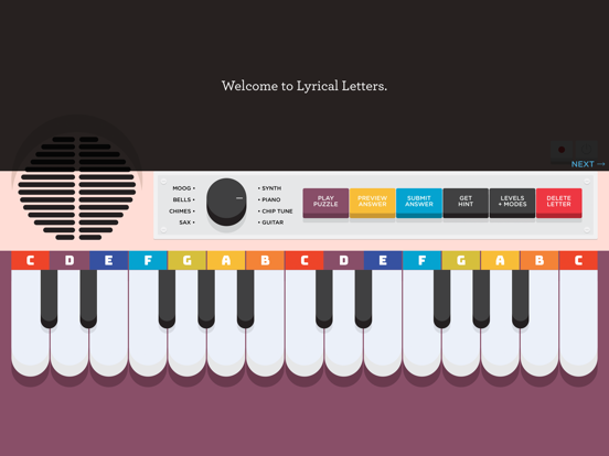 Lyrical Letters iPad app afbeelding 9