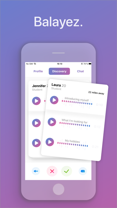 Screenshot #3 pour Waving - Voice Dating