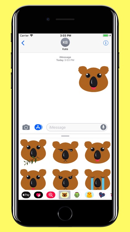 Koala Smiley - Bear emoji screenshot-4