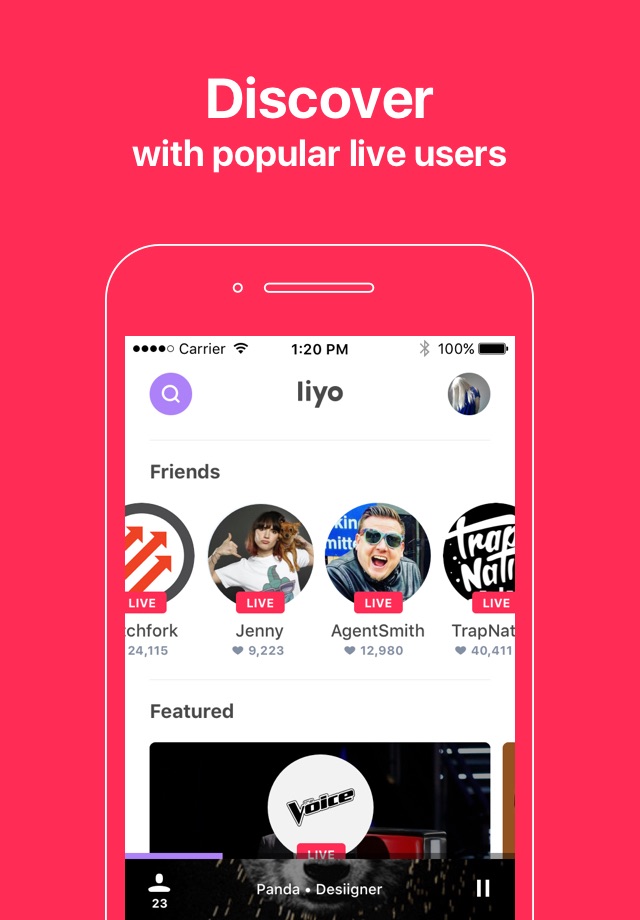 Liyo - stream music together screenshot 3