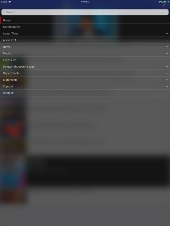 Tibet.Net iPad screenshot 4 - News app
