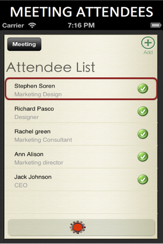 Meeting Pad for iPhone screenshot 4