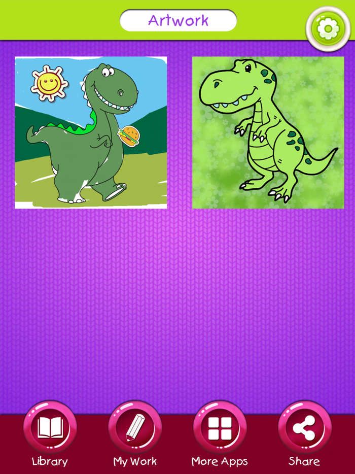 Dinosaur Coloring Book Pages