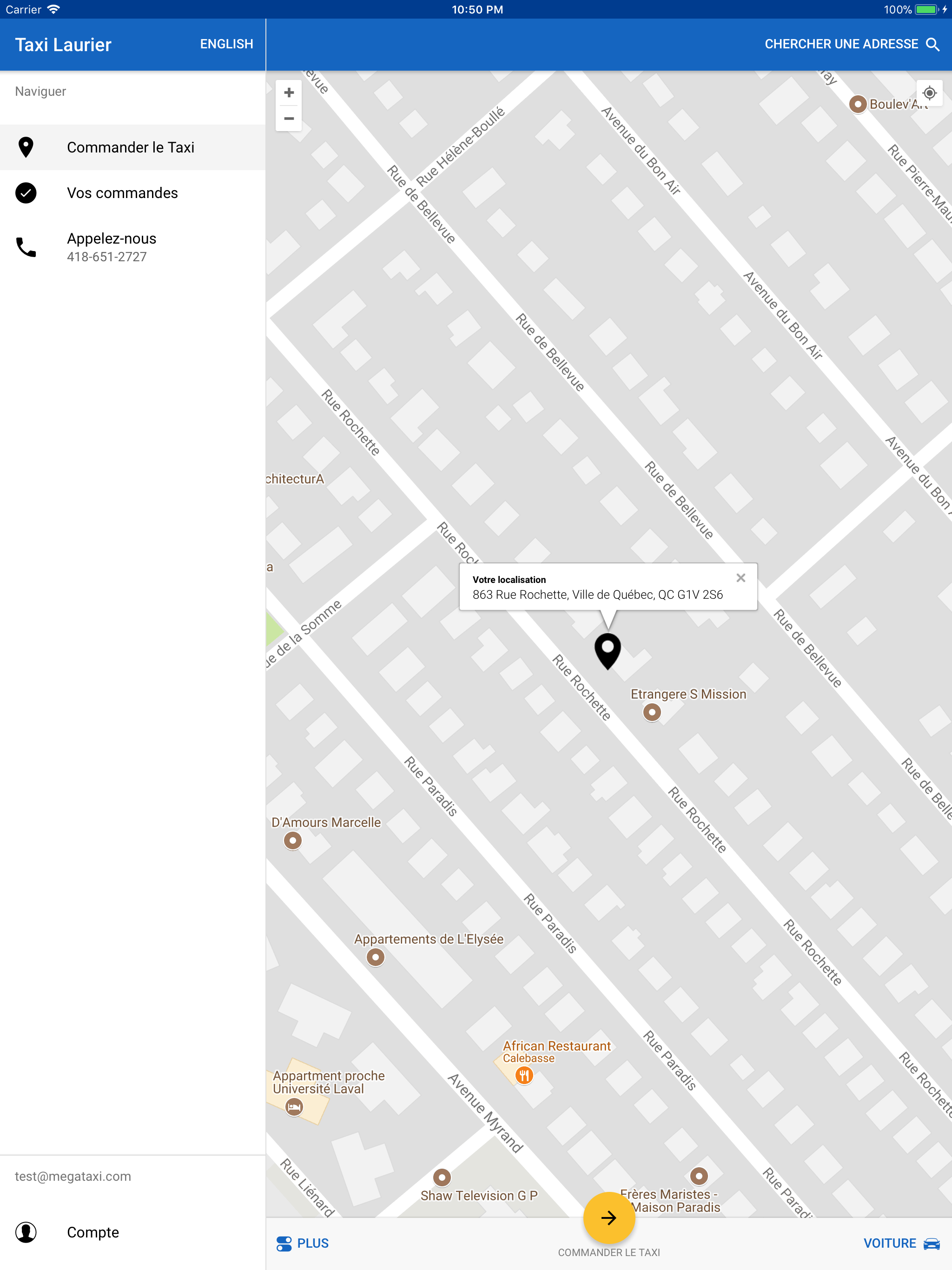 Taxi Laurier screenshot 4