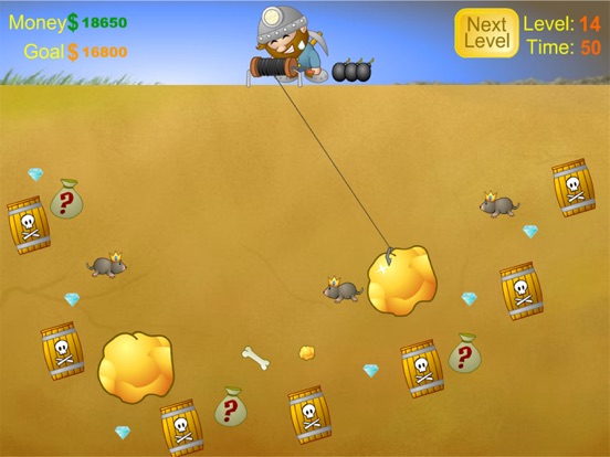 Gold Digger HD iPad app afbeelding 1