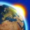Get a good luck at the globe while checking the weather with Weather Now
