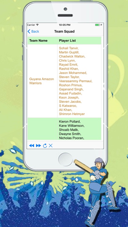 Live CPL T20 2017 TV Schedule screenshot-3