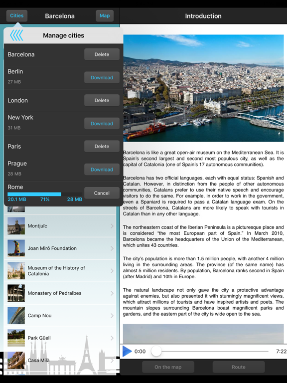 Screenshot #5 pour Audio guides touristique
