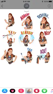 horizon stickers iphone screenshot 2