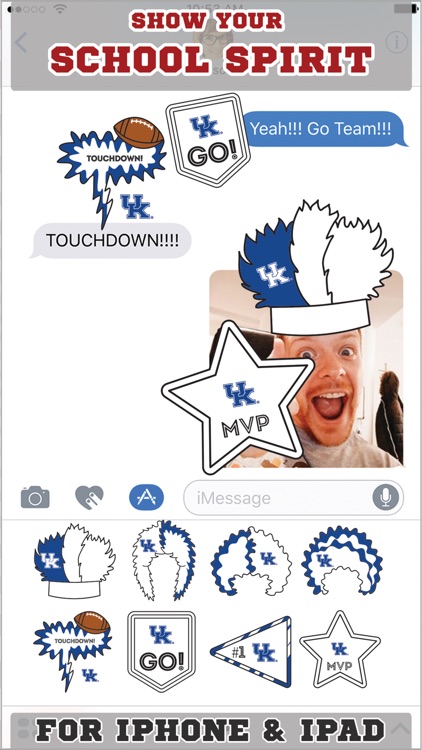 Kentucky Wildcats Stickers for iMessage