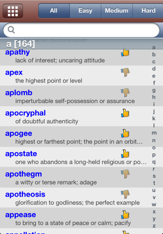 Vocab for the ACT ® Test screenshot 2