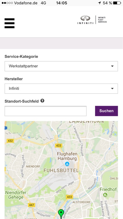 My Infiniti Fleet Services