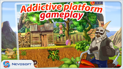 Supercow: funny farm arcade platformer Lite screenshot 1