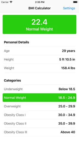 Game screenshot BMI Calculator - Easy Way apk