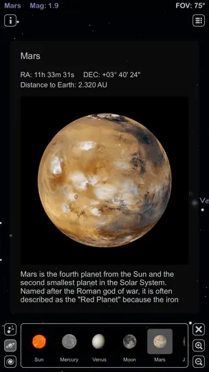 Captura de pantalla de Star Rover - Stargazing Guide en iPhone 5
