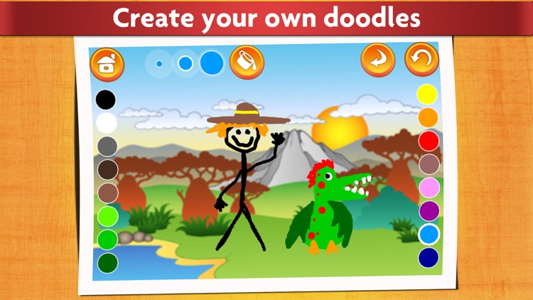 Dinosaurs - Kids Coloring book screenshot-4