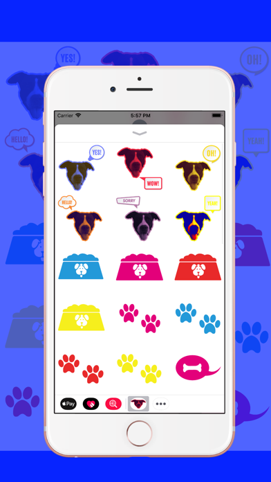 Staffy Terrier Dog Stickers screenshot 4