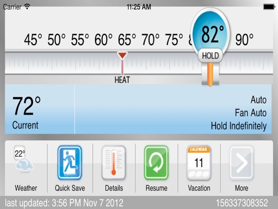 Screenshot #4 pour Bryant Wi-Fi Thermostat