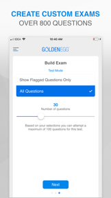 CDA DANB Test screenshot