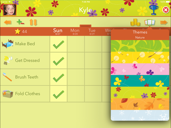 Screenshot #5 pour Chore Pad Lite: Chores & Rewards With Themes