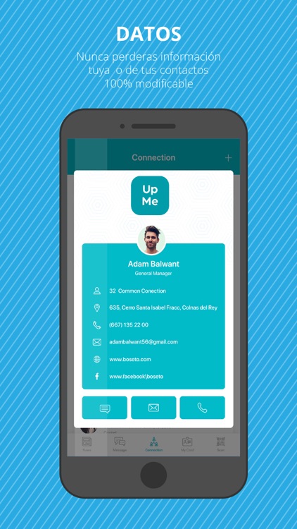 Upme: Tarjeta de presentación screenshot-4