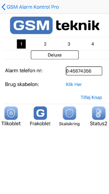 GSM Alarm Control PRO