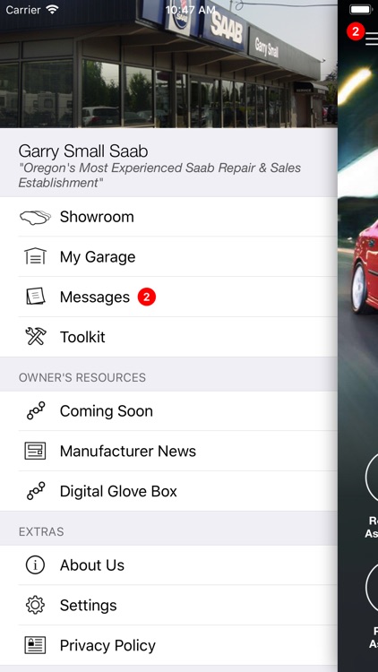 Garry Small Saab DealerApp