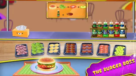 Fast Food Truck Park Chef Game