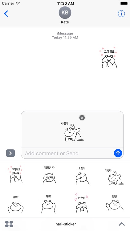 Nari Sticker - Korean Ver.