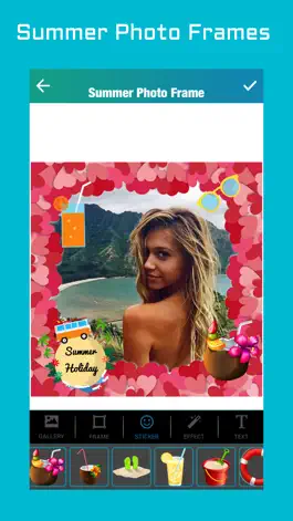Game screenshot Summer Photo Frames 2018 hack