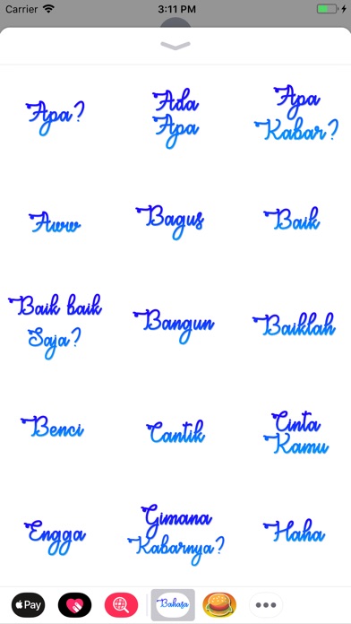 Bahasa Stickers screenshot 2