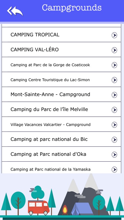 Quebec Camping & State Parks