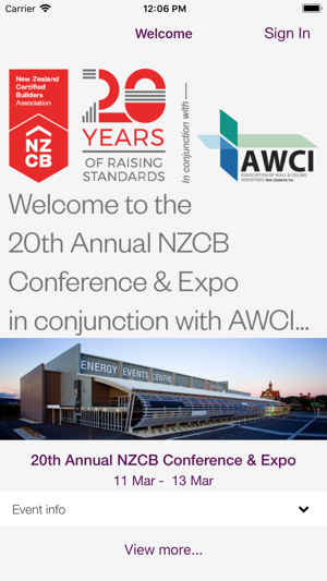 NZCB and AWCI conference