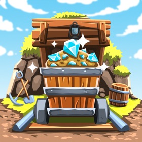 Snímky obrazovky (5) Diamond Miner Tycoon