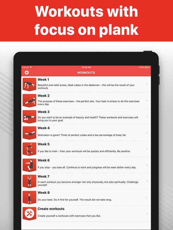 Plank - functional workouts